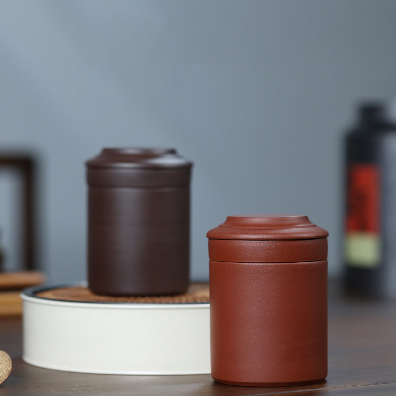 宜兴原矿紫砂快客杯功夫茶杯便携式户外随身旅行茶具套装优惠茶具