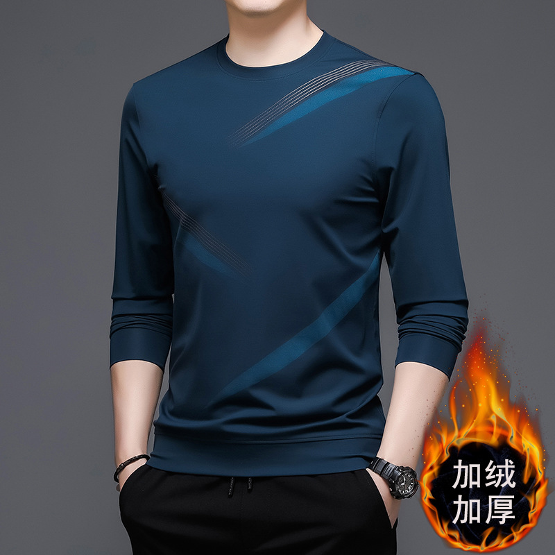 新品加绒衛衣男