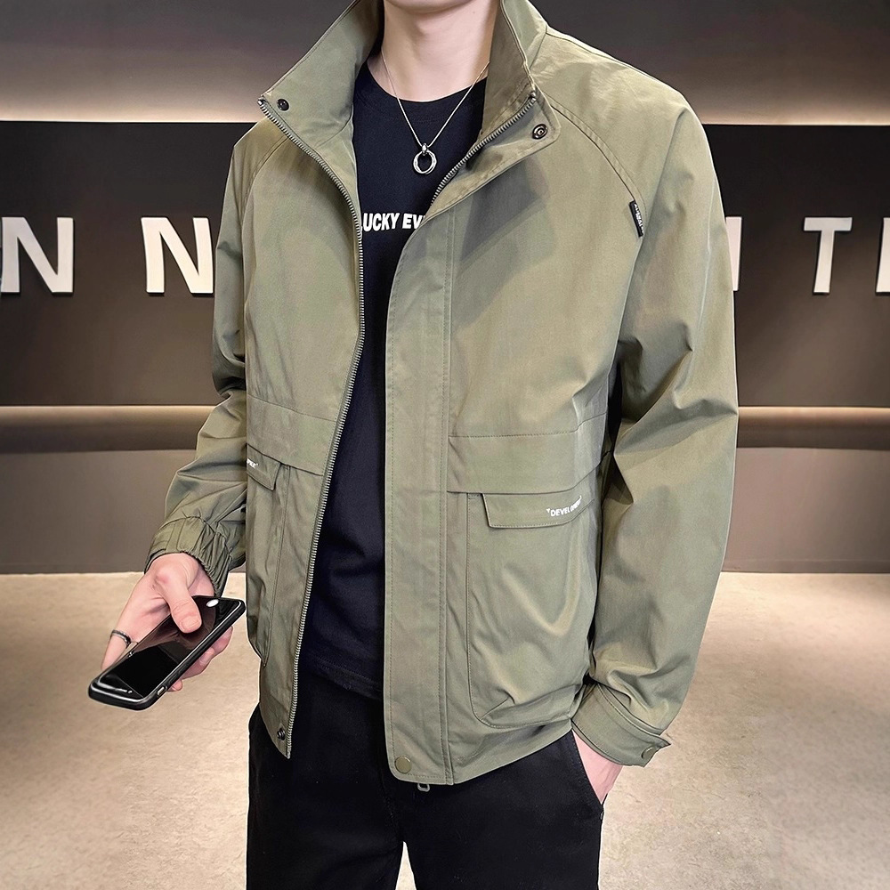 立領夾克 男士秋裝 新款